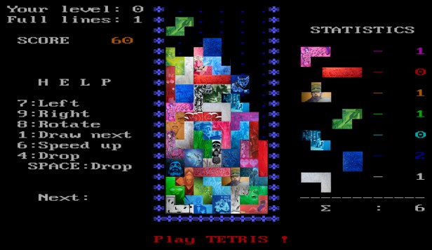 Tetris DOS 1986