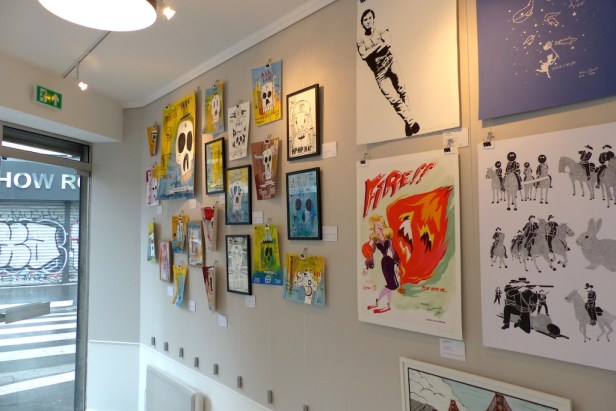 Tarek à la galerie L'oeil ouvert