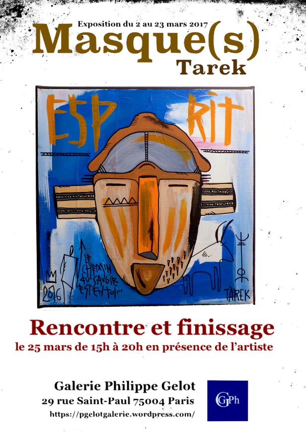 Affiche finissage Masque