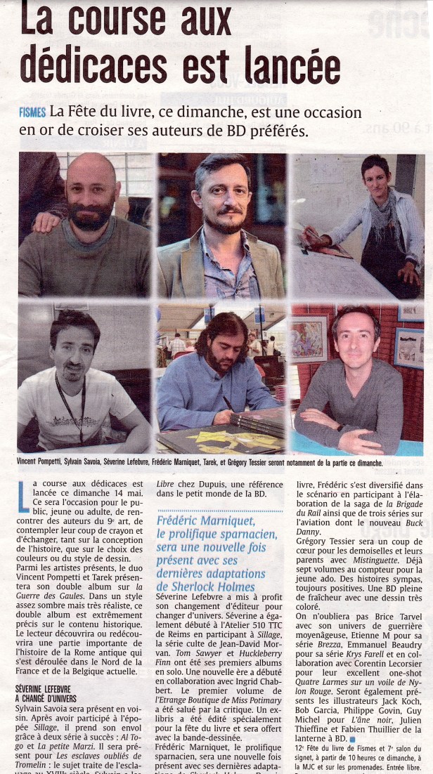 Article dans l'Union (mai 2017)