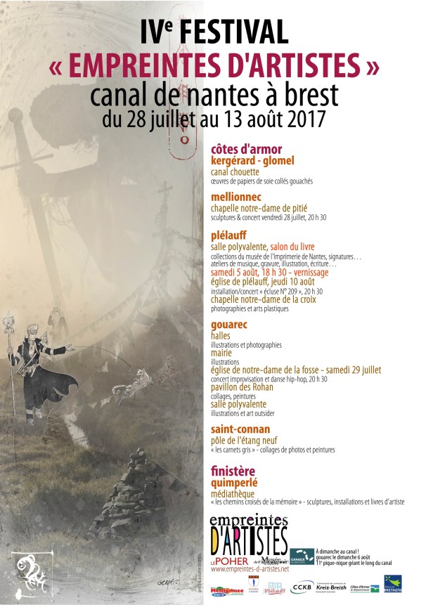 Affiche empreintes d'artistes 2017-fr